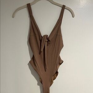 NWOT Tigermist Tan bodysuit